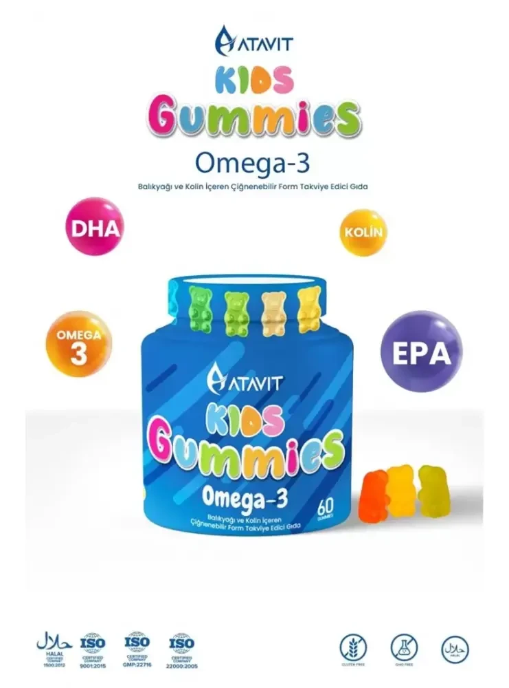 Atavit Omega 3 kids Gummies 60